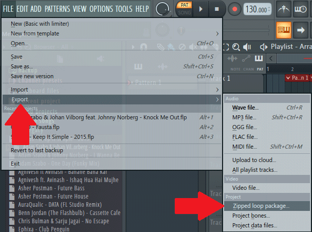 How to Export-Bounce Stems from FL studio